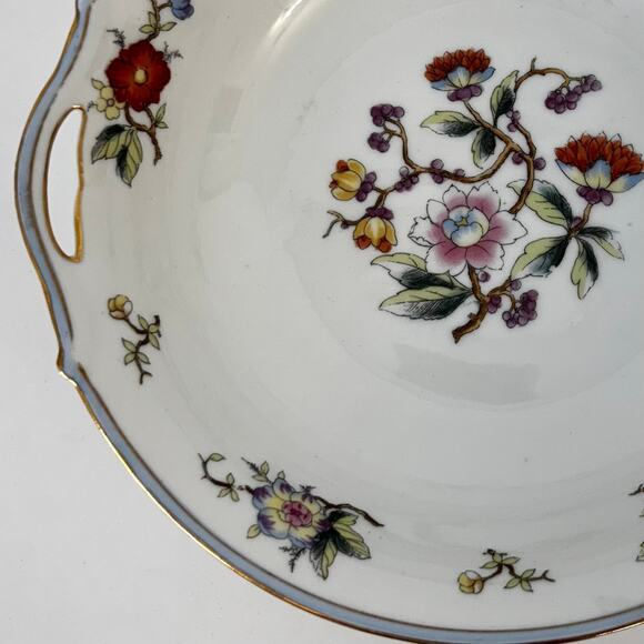 Nortitake Nippon Gold Trimmed Hand Painted 2-Handle Serving Tray & Bowl SET - Picture 11 of 14